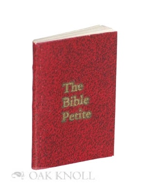 Order Nr. 117001 THE BIBLE PETITE