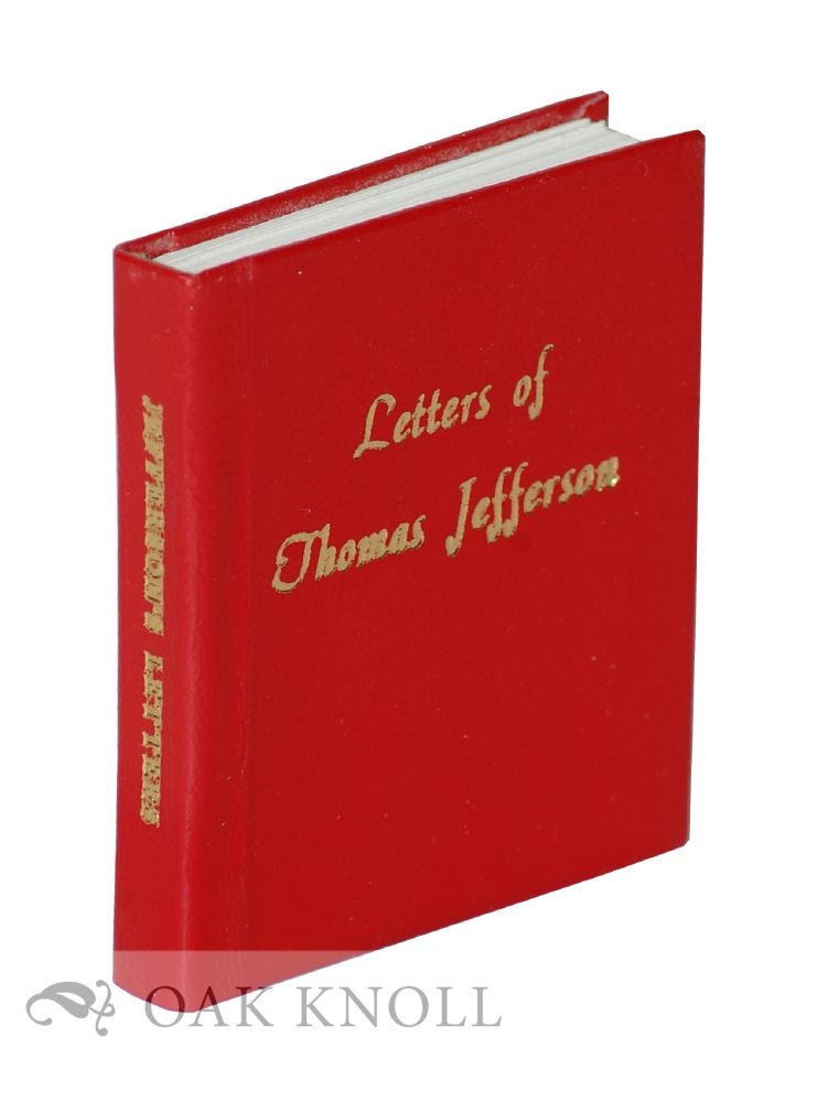 Order Nr. 117303 LETTERS OF THOMAS JEFFERSON.