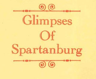 Order Nr. 117481 GLIMPSES OF SPARTANBURG. Frank J. Anderson