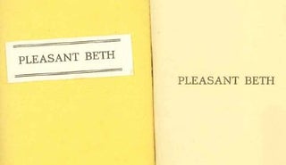 Order Nr. 117606 PLEASANT BETH; OR, A GOOD GIRL RECEIVES AN AWARD. Robert L. Merriam