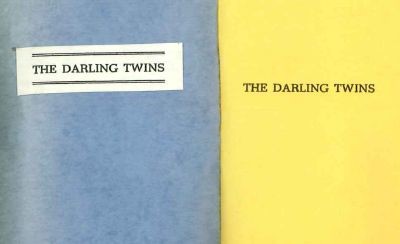 Order Nr. 117612 THE DARLING TWINS; OR, A TRIBUTE TO THEIR TEACHER. Robert L. Merriam.