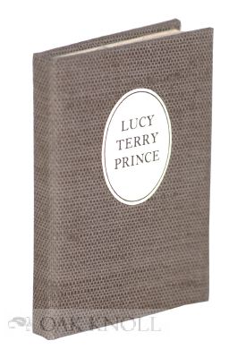 Order Nr. 117615 LUCY TERRY PRINCE. Robert L. Merriam.