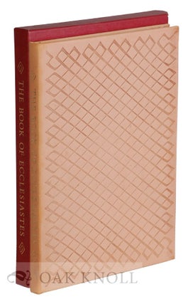 Order Nr. 118193 THE BOOK OF ECCLESIASTES, IN THE REVISED KING JAMES VERSION
