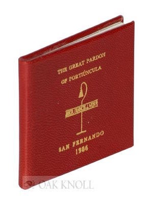 Order Nr. 118289 THE GREAT PARDON OF PORTIÚNCULA. Francis J. Weber