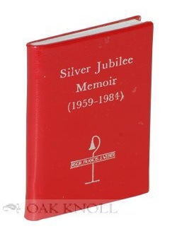 Order Nr. 118292 SILVER JUBILEE MEMOIR (1959-1984). Francis J. Weber