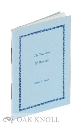 Order Nr. 118347 THE TREASURES OF DARKNESS. Robert S. Kieser