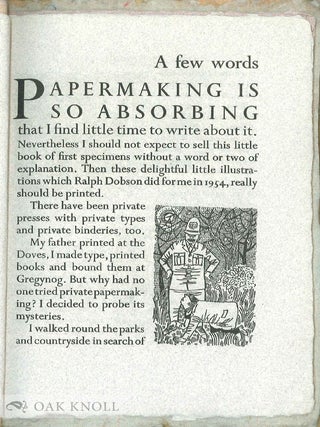 SOME PAPERS HAND MADE BY JOHN MASON.