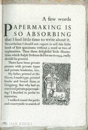 SOME PAPERS HAND MADE BY JOHN MASON.