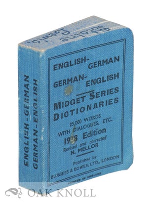 Order Nr. 118448 MIDGET DICTIONARIES ENGLISH-GERMAN GERMAN-ENGLISH