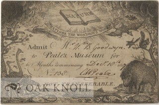 TICKETS TO THE HEALING ARTS: MEDICAL LECTURE TICKETS OF THE 18TH AND 19TH CENTURIES