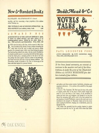 DODD MEAD & CO'S NEW AND STANDARD BOOKS, CHRISTMAS 1899-1900.