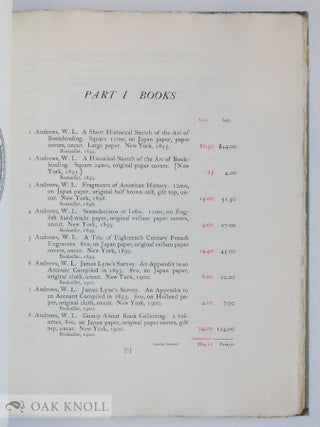 A RECORD OF BOOKS & LETTERS COLLECTED BY WILLIAM HARRIS ARNOLD. WITH AN ESSAY ON THE COLLECTOR'S POINT OF VIEW BY LEON H. VINCENT.