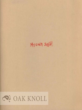 Order Nr. 119164 MY OWN SELF! AN EXHIBITION OF SELF PORTRAITS BY CHILDREN IN NEW YORK CITY PUBLIC...