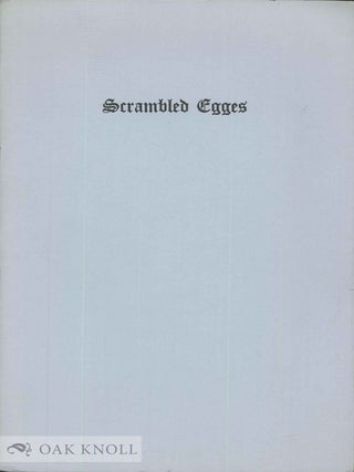 Order Nr. 1194 SCRAMBLED EGGES PROLOGUE TO A TRANSLATION OF THE AENEID