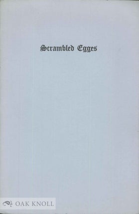 Order Nr. 1194 SCRAMBLED EGGES PROLOGUE TO A TRANSLATION OF THE AENEID