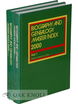 Order Nr. 119788 BIOGRAPHY AND GENEALOGY MASTER INDEX. Frank V. Castronova