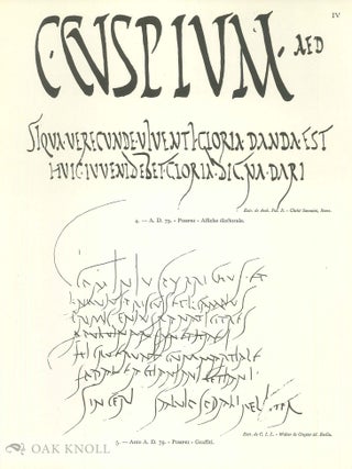 L' ÉCRITURE LATINE DE LA CAPTIALE ROMAINE À LA MINUSCULE.