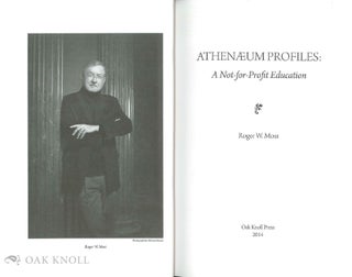 ATHENAEUM PROFILES: A NOT-FOR-PROFIT EDUCATION.