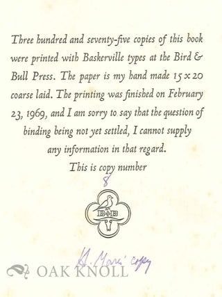 OLD REAM WRAPPERS, AN ESSAY ON EARLY REAM WRAPPERS OF ANTIQUARIAN INTEREST.