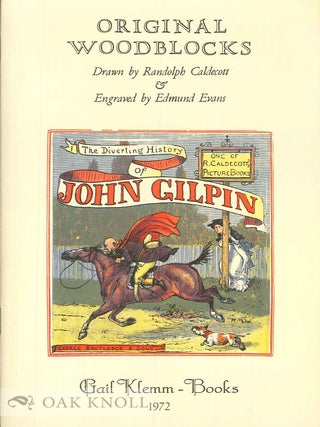 ORIGINAL WOODBLOCKS, DRAWN BY RANDOLPH CALDECOTT