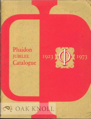PHAIDON JUBILEE 1923-1973