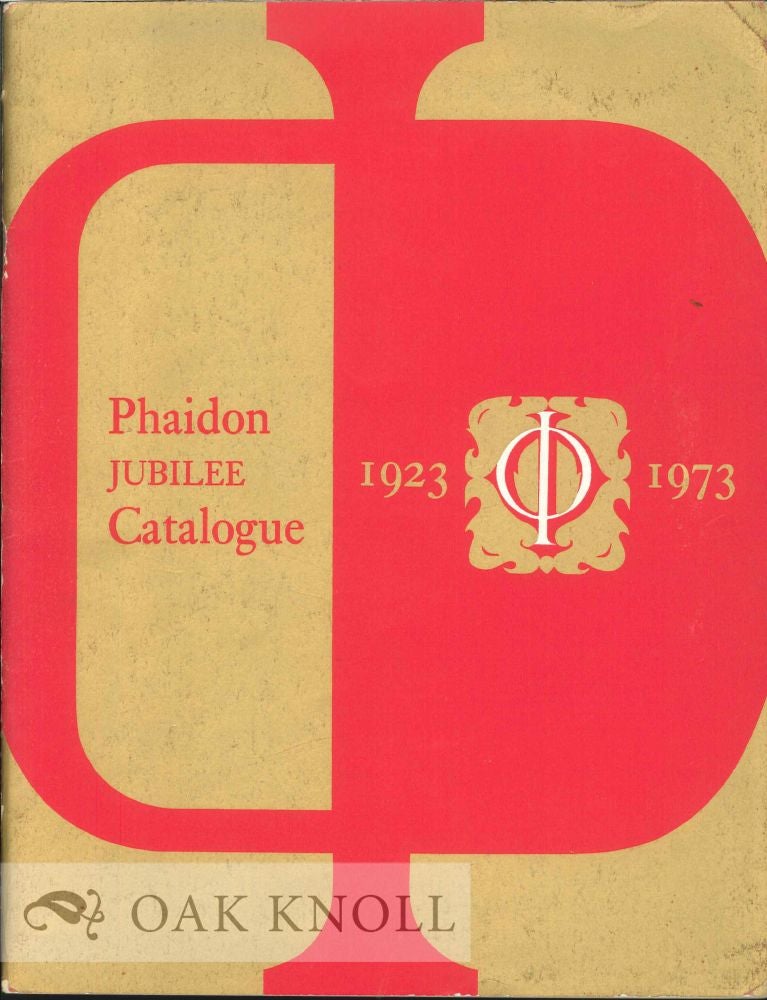 Order Nr. 120751 PHAIDON JUBILEE 1923-1973.