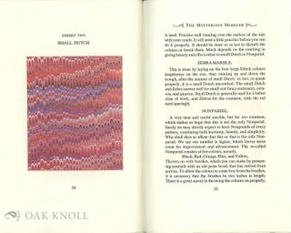THE MYSTERIOUS MARBLER WITH AN HISTORICAL INTRODUCTION, NOTES AND 11 ORIGINAL MARBLED SAMPLES BY RICHARD J. WOLFE.