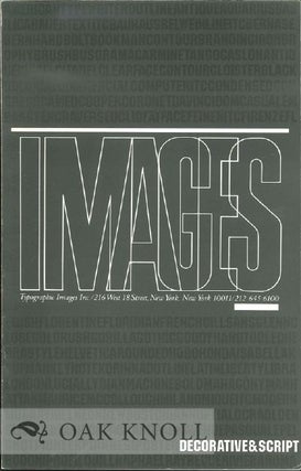 Order Nr. 121345 A CATALOG OF IMAGES. Typographic Images