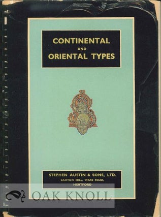 Order Nr. 121426 CONTINENTAL AND ORIENTAL TYPE LIST. Austin