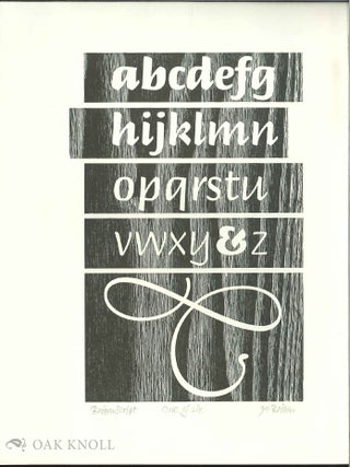 Order Nr. 121552 BRIOM SCRIPT: SIX UNNUMBERED PRINTS