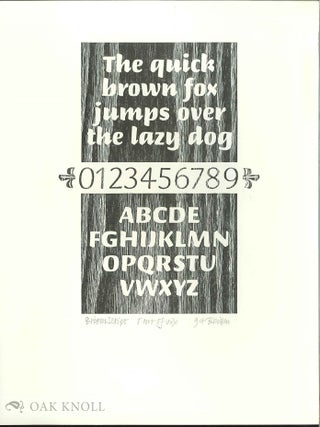 BRIOM SCRIPT: SIX UNNUMBERED PRINTS.