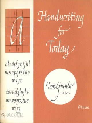 Order Nr. 121567 HANDWRITING FOR TODAY. Tom Gourdie