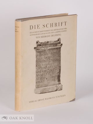 Order Nr. 121569 DIE SCHRIFT, ATLAS DER SCHRIFTFORMEN DES ABENDLANDES VOM ALTERTUM BIS ZUM...