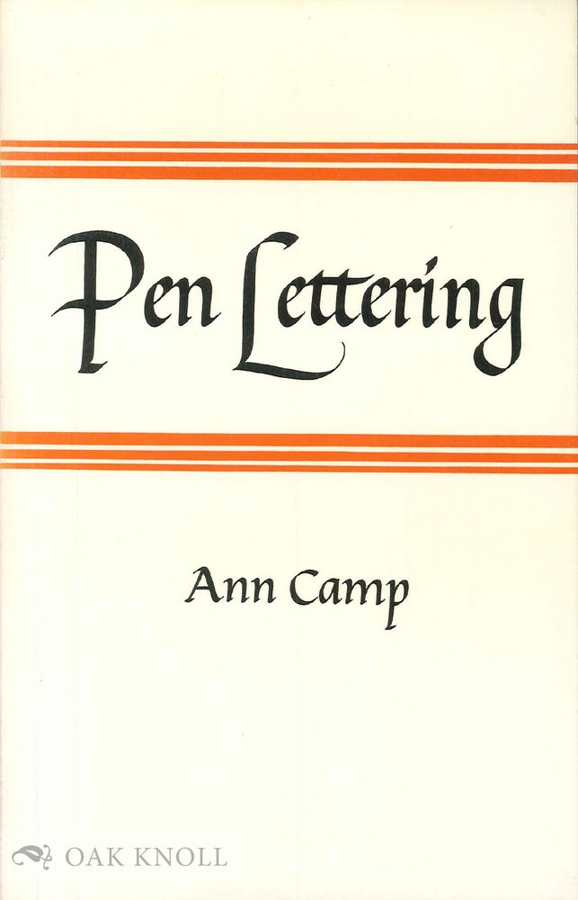 Order Nr. 121577 PEN LETTERING. Ann Camp.