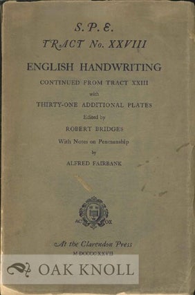 Order Nr. 121719 ENGLISH HANDWRITING CONTINUED FROM TRACT XXIII WITH THIRTY-ONE ADDITIONAL...