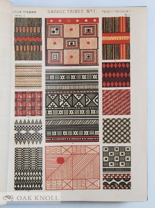 GRAMMAR OF ORNAMENT ILLUSTRATED BY EXAMPLES FROM VARIOUS STYLES OF ORNAMENT, ONE HUNDRED AND TWELVE PLATES.