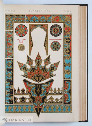 GRAMMAR OF ORNAMENT ILLUSTRATED BY EXAMPLES FROM VARIOUS STYLES OF ORNAMENT, ONE HUNDRED AND TWELVE PLATES.