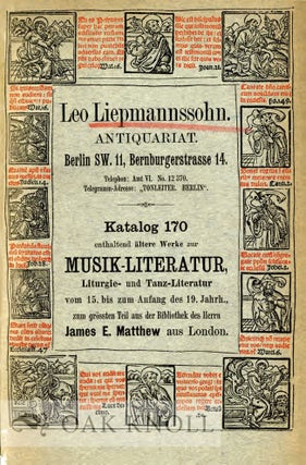 A COLLECTOR'S JOURNEY: NOTABLE MUSIC BOOKS WRITTEN PRIOR TO 1800.