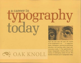 Order Nr. 122113 A CAREER IN TYPOGRAPHY TODAY