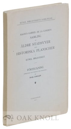 Order Nr. 122220 MAGUNS GABRIEL DE LA GARDIE'S SAMLING AF ÄLDRE STADSVYER OCH HISTORISKA...