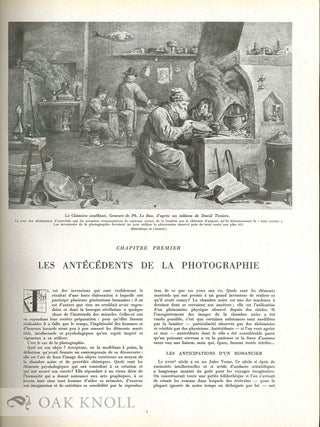 HISTOIRE DE LA PHOTOGRAPHIE.
