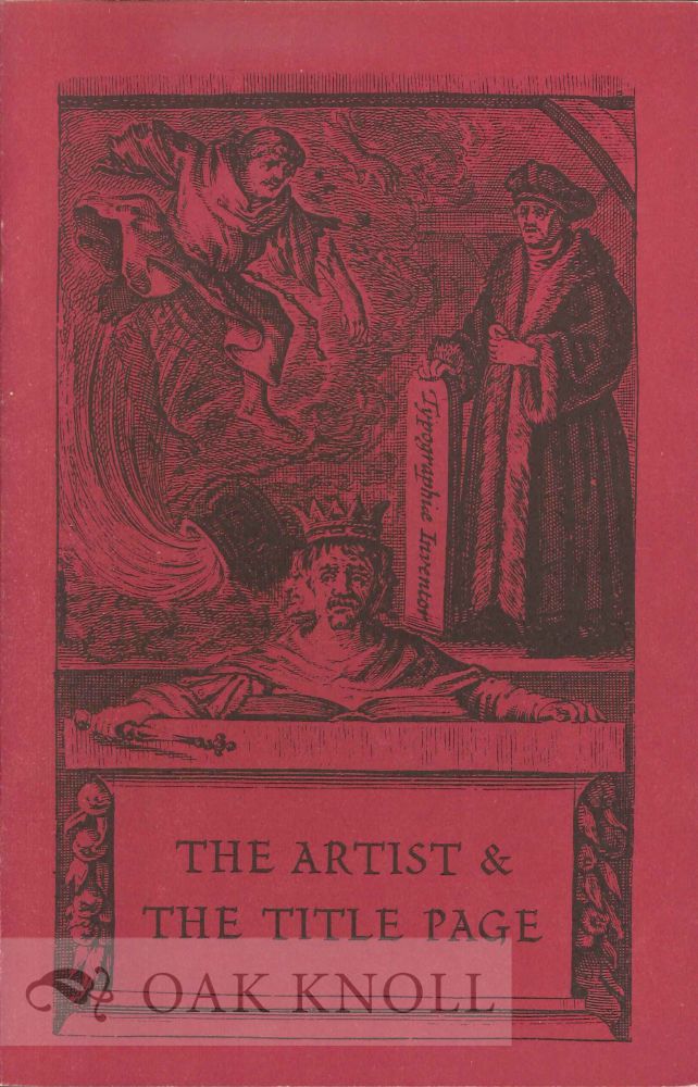 Order Nr. 122950 THE ARTIST & THE TITLE PAGE.