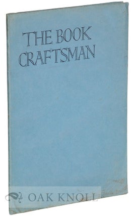 Order Nr. 123067 THE BOOK CRAFTSMAN, A TECHNICAL JOURNAL FOR PRINTERS & COLLECTORS OF FINE...