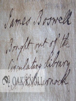 BOSWELL'S BOOKS: FOUR GENERATIONS OF COLLECTING AND COLLECTORS