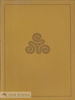 Order Nr. 123555 THE SPIRAL PRESS, AN EXHIBITION OF SELECTED BOOKS AND EPHEMERA. Joseph Blumenthal
