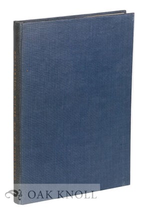 Order Nr. 123670 CATALOGUE OF THE BEWICK COLLECTION (PEASE BEQUEST). Basil Anderton, W H. Gibson