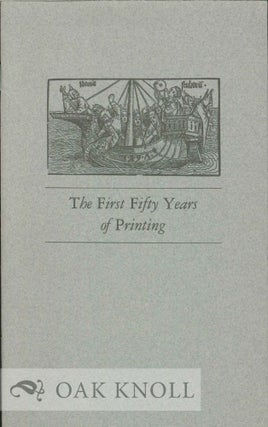 Order Nr. 123830 THE FIRST FIFTY YEARS OF PRINTING