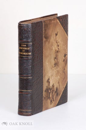 Order Nr. 123956 THE BINDINGS OF TO-MORROW, A RECORD OF THE WORK OF THE GUILD OF WOMEN-BINDERS...