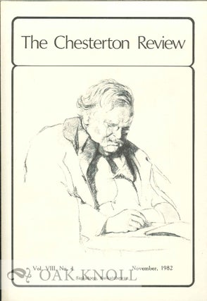 Order Nr. 124029 THE CHESTERTON REVIEW. Ian Boyd