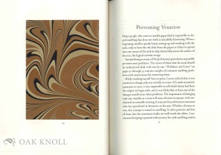 MARBLING AT THE HEYECK PRESS.